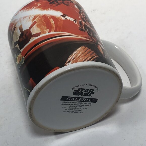 2011 Star Wars Mug Galerie Official Licensed Luke Skywalker Battles Darth Vader - Picture 8 of 10